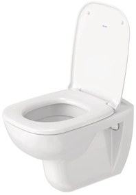 Duravit 45351900A1 - Vas WC suspendat D-CODE cu capac, ceramică/alb lucios