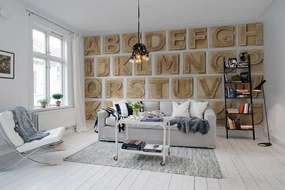 Fototapet, Block Letters, Rebel Walls