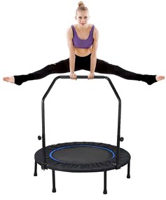 Trambulină de fitness cu mâner