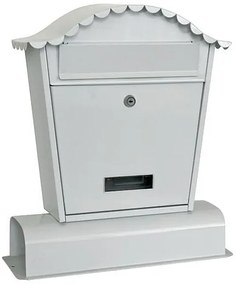 Cutie postala, alba, 40x14x49 cm, Hubert