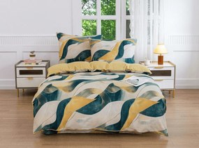 Lenjerie de pat din microfibra flanelata ABSTRIVA colorata Dimensiune lenjerie de pat: 70 x 90 cm | 140 x 200 cm