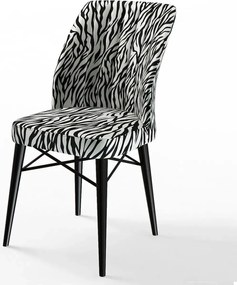 Scaun living tapitat Valentina ZebraHoms