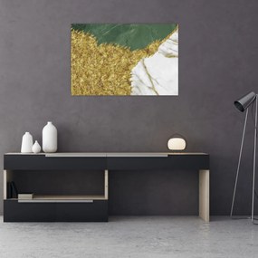 Tablou - Marmură verde N⁰2 (90x60 cm)