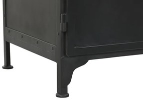 Vitrina, neagra, din metal, Eclipse