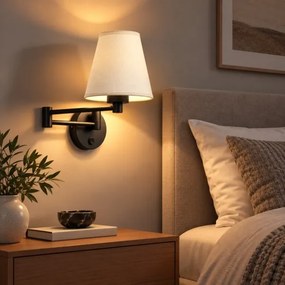 BRILAGI - Lampă de perete NUBILA 1xE27/15W/230V crem/negru