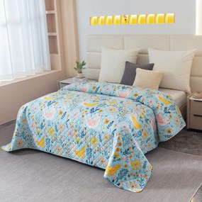 Cuvertura de pat SPRING TWEET, colorată Dimensiune: 170 x 210 cm
