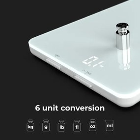 Cântar de bucătărie inteligent AENO 3xAAA Bluetooth
