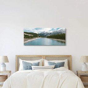 Tablou cu peisaj montan (120x50 cm)