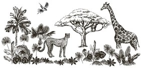 Autocolante decorative pentru perete Ambiance Savanna