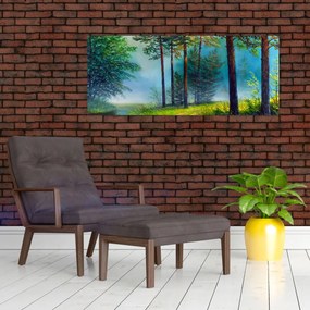 Tablou - Pictură în ulei de peisaj (120x50 cm)