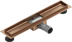 Mexen Flat corp pentru drenaj liniar 50 cm, cupru periat - 1C15050