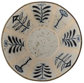 Bol mic albastru deschis-crem din gresie 500 ml Leonie – Bloomingville