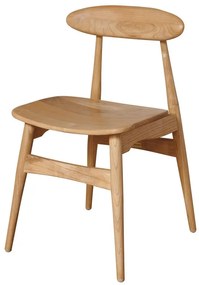 Scaun dining bej din lemn Sungkai, Pantaï