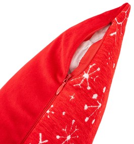 Față de pernă 4Home Snowfall in Red, 45 x 45 cm