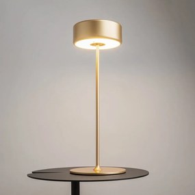 Lampa portabila cu baterii AI design auriu