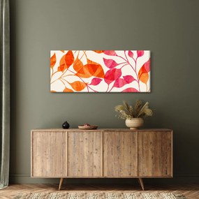 Tablou - Frunze portocalii (120x50 cm)