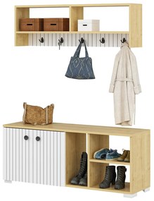 Mobilier Hol Vabite 1 (alb + stejar zafir) . 1093909