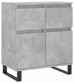 831128 vidaXL Servantă, gri beton, 60x35x70 cm, lemn prelucrat