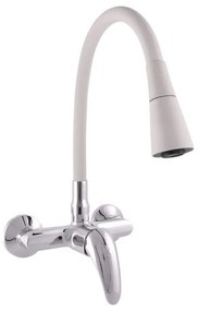 RAV Slezák SA002.5/13S - Baterie pentru chiuvetă SAZAVA, 32,3 cm, gri/crom lucios