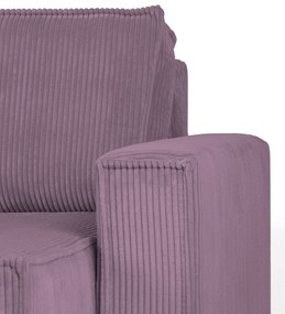 Canapea extensibila cu colt bilateral Culoare Roz, SMART