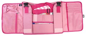 Masa portabila de copii, cu buzunare, pentru masina, pink