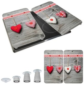 WENKO 2521481100 - Placă de acoperire 30x52 cm multicoloră/gri/transparentă