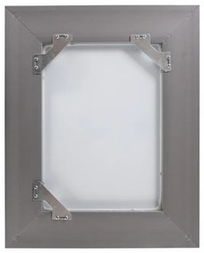 Oglinda dreptunghiulara cu rama din polistiren maro închis Scott, 45,5cm (L) x 36,5cm (L) x 5,2cm (H)