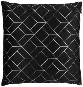 Pernă decorativă Eglo 420075 SINGU 45x45 cm negru/argintiu
