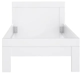 Pat pentru o persoană SNOWIE 90 x 200 cm, alb