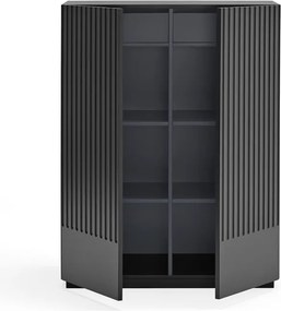 Comodă Teulat Doric, lățime 92 cm, negru