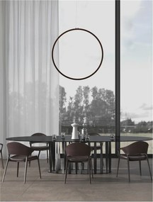 Pendul LED dimabil design modern Change negru 80,7cm