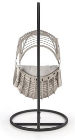 Scaun suspendat Rasmus, gri/negru