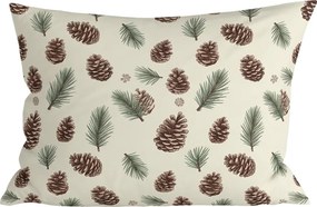 Fata de perna din bumbac PINE CONES 50x70 cm, colorat