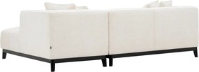 Coltar LUX design LUX cu sezlong dreapta Corso Lounge, Lyssa off-white
