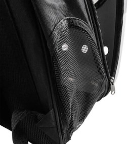 Rucsac pentru transportul animalelor de companie, argintiu