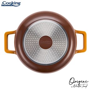 Oală din aluminiu turnat cu capac 24x12 cm, 3.9L – Cooking by Heinner, Colecția Origini by Nicolai Tand HR-BJK-C24, eficientă și antiaderentă