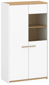 Vitrină Andre 1D1W (alb mat). 1052705