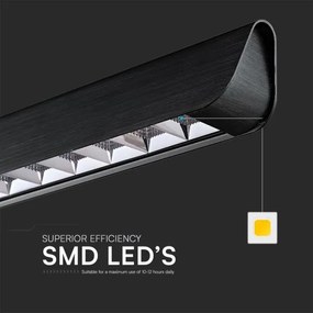 Lustr LED pe cablu 36W 230V 3000/4000/6400K negru