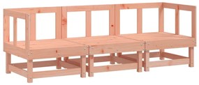 825420 vidaXL Set mobilier de grădină, 3 piese, lemn masiv douglas