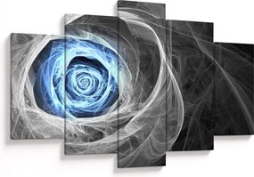 Tablou - Abstract Rose Blue (150x105 cm)