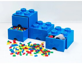 Cutie cu sertar pentru birou LEGO®, 31 x 16 cm, albastru