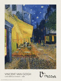 Poster Cafe Terrace at Night, Vincent van Gogh