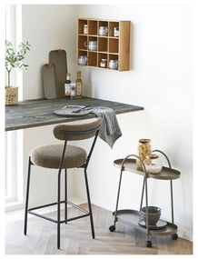 Măsuță de servire cu roți din metal 27,5x60 cm Empoli – House Nordic