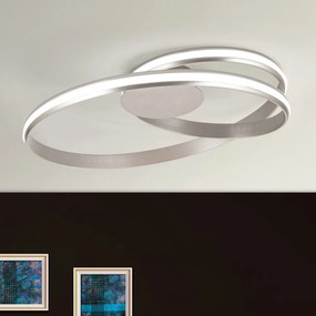 Plafoniera, Lustra aplicata dimabila Circus satin chrome