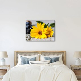 Tablou cu flori galbene (70x50 cm)