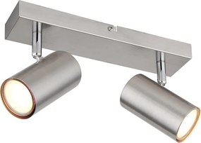 Globo 57911-2 - Aplică spot ROBBY 2xGU10/35W/230V crom mat