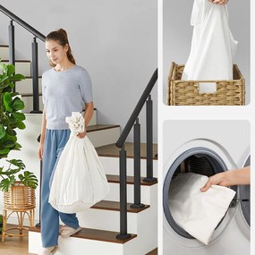 Coș de rufe din plastic 66 x 33 x 66 cm