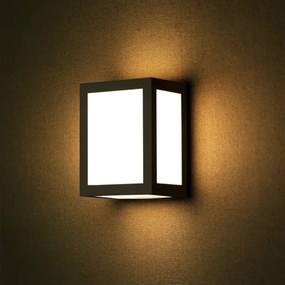 Aplică LED de exterior pentru perete LED/12W/230V 6400K IP65 neagră