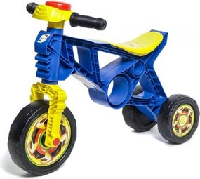 Tricicleta tip motocicleta fara pedale pentru copii MOTO ORION™, Model sport, Stabilitate marita, Albastru