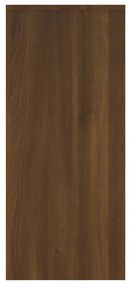 Servanta, stejar maro, 102x33x75 cm, lemn prelucrat 1, Stejar brun